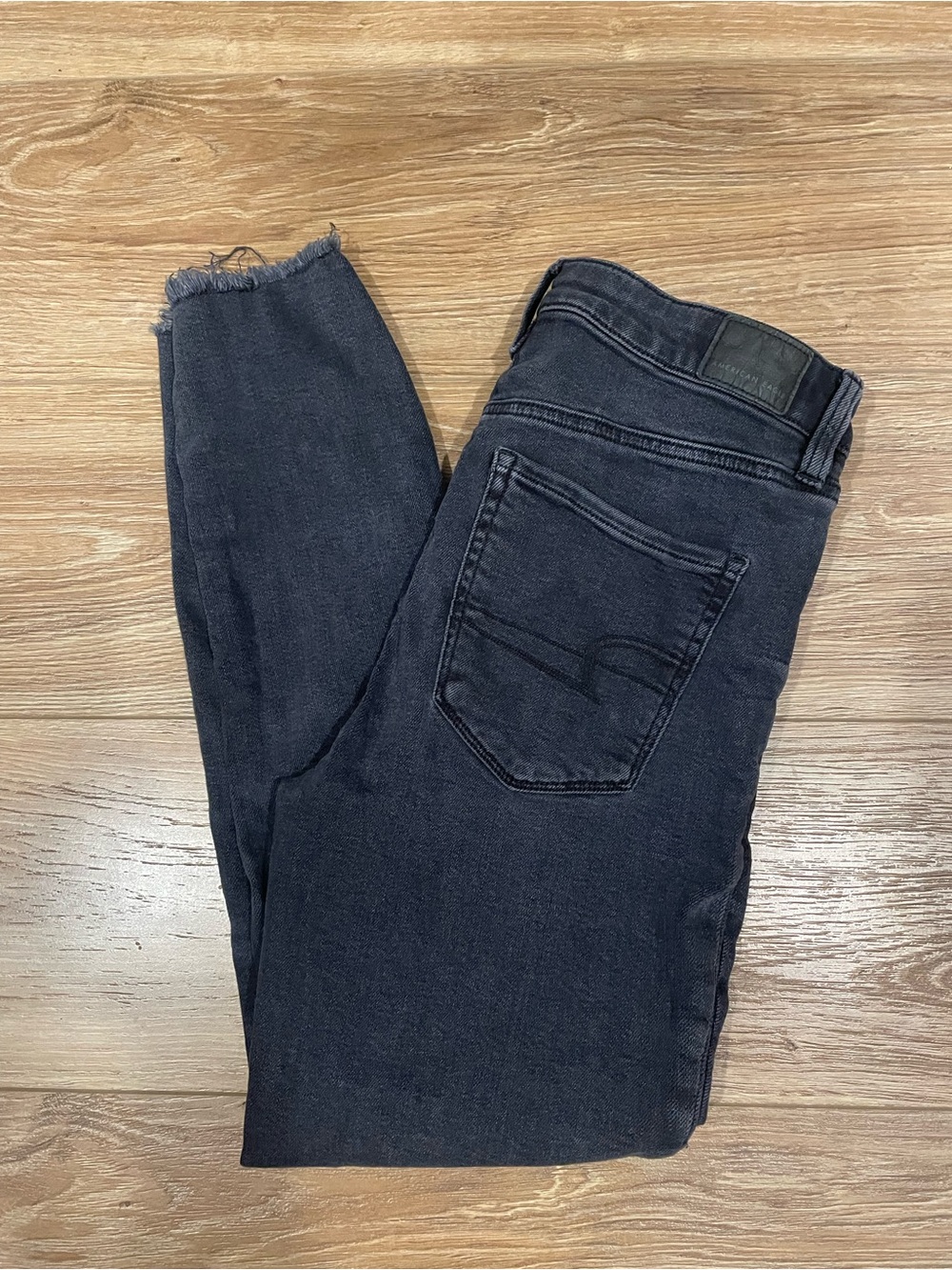 American Eagle Outfitters Black High-Rise Skinny Jeans